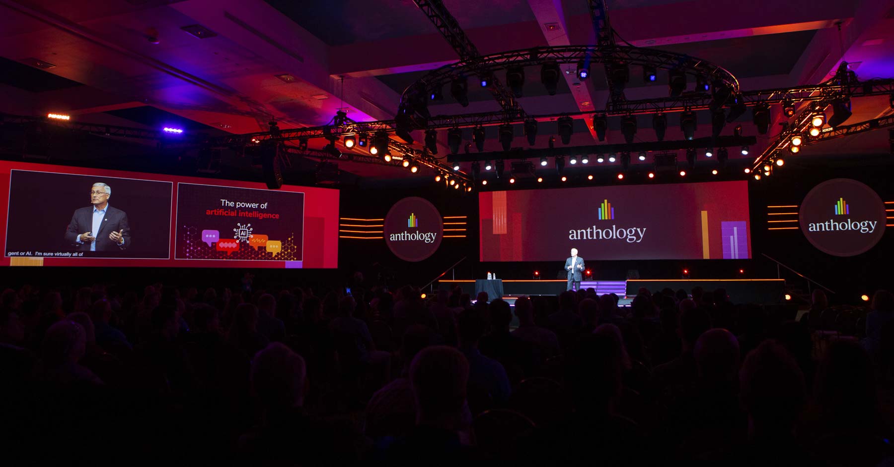 Jim Milton speaking on the main stage