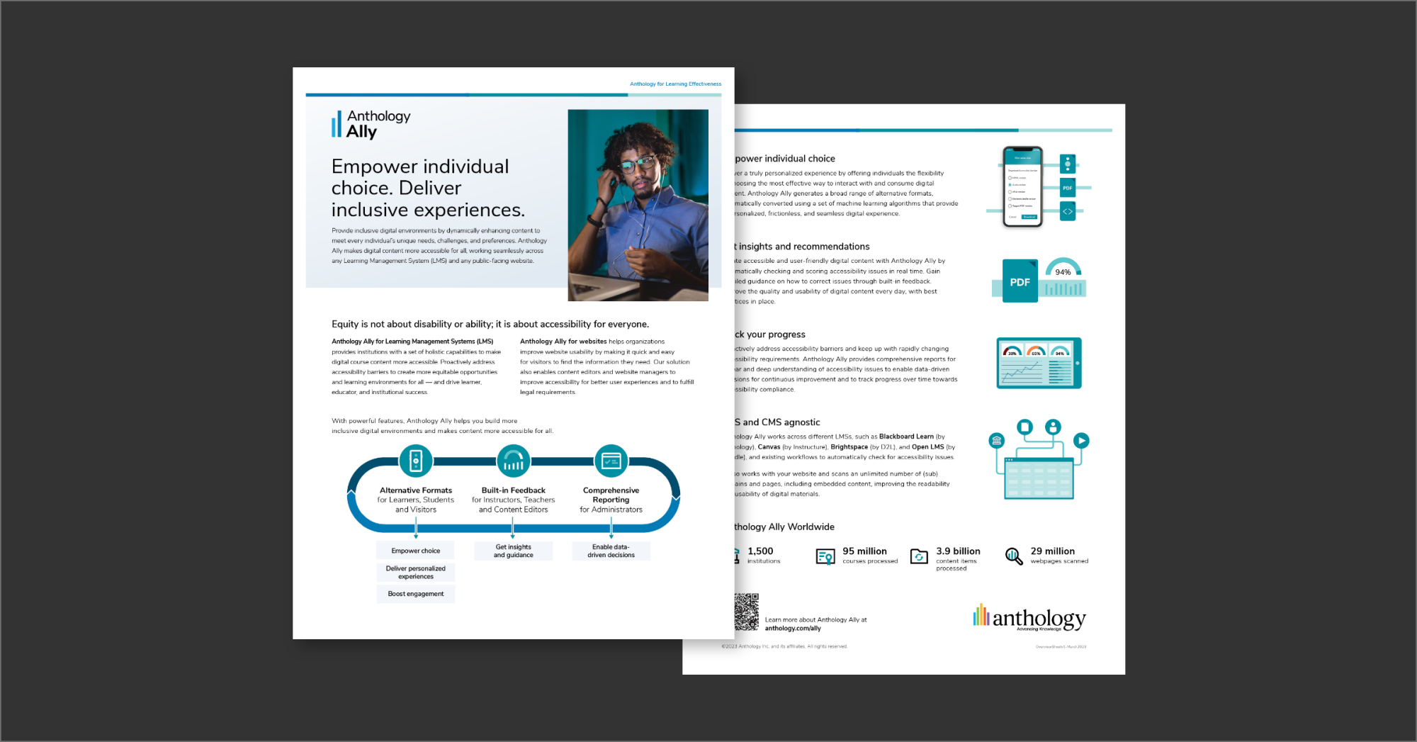 Preview of the datasheet over a gray background